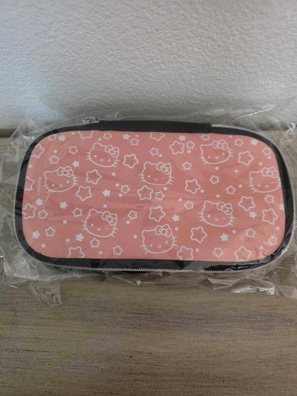 Erin Condren PEACH Hello Kitty Star Pattern Pencil/pen  Pouch